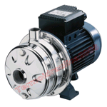 EBARA Dual Impeller Centrifugal Electric Pump 2CDXM/A 70/12 1,2Hp 0,9kW 1x230V 50Hz AISI 304 Stainless Steel Temp Max 60°C