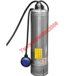 EBARA Borehole 5” Submersed Multistage Electric Pump IDROGO40/10MA 1Hp 0,75kW 1x230V 50Hz Float 20 m Cable AISI 304 Stainless Steel 2,5 mm Solid Part Passage