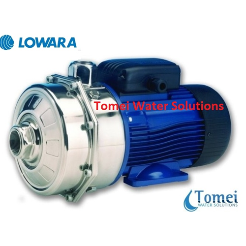 Lowara twin-impeller pump 3Kw 4Hp of AISI304 mechanical NBR voltage 3x230/400V 50Hz IE3