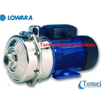 Lowara twin-impeller centrifugal pump CAM120/33 1,1Kw 1,5Hp made of AISI304 mechanical seal NBR voltage 1x220/240V 50Hz