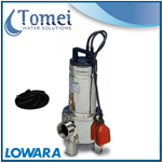 Elettropompa sommersa acque sporche DOMO7VX 0,55kW 230V Vortex c/Galleggia Lowara