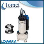 Abwasser Schmutzwasser Tauchpumpen DOMO10GT0,75kW Zweikanal Magnetschalter Lowara