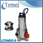 Elettropompa sommersa acque sporche DOMO15 1,1kW 230V Bicanale c/Galleggia Lowara