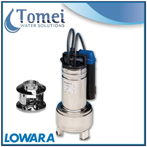 Abwasser Schmutzwasser Tauchpumpen DOMOS7T 0,55kW 3x400V Zweikanal Lowara 