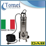 Pompa sommergibile acque sporche FEKA VS1000M-NA Vortex 1Kw 230V NO galleggia DAB