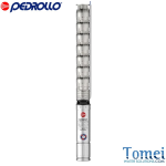 PEDROLLO 6HR 44/9-PSR Pompe immergée pour forage TRI 6 pouces en INOX coulé Acier professionnel 17,5HP