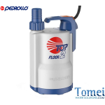Pedrollo TOP 1- FLOOR Pompe de relevage 0,25kW aspire jusqu'à 2mm assèchement adapte à l'eau de pluie MONOPHASE