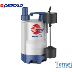 Pedrollo TOP-VORTEX Submersible pump for dirty water with Vertical Float Switch TOP 3-VORTEX GM 0,55kW 0,75HP Mono-phase 230V Cable 5m