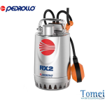 Pedrollo RX Elettropompe sommergibili da DRENAGGIO per acque chiare RXm2 0,37kW 0,5HP Monofase Cavo 5m