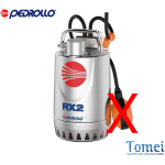 Pedrollo RX Elettropompe sommergibili da DRENAGGIO per acque chiare RX 3 0,55kW 0,75HP Trifase Cavo 5m