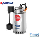 Pedrollo RX Elettropompe sommergibili da DRENAGGIO per acque chiare RXm1-GM 0,25kW 0,33HP Monofase Cavo 5m