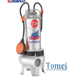Pedrollo VX-MF VORTEX Elettropompe sommergibili per acque luride VXm8/50-MF 0,55kW 0,75HP Monofase Cavo 10m