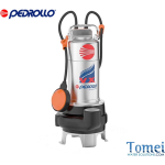 Pedrollo VX VORTEX Elettropompe sommergibili per acque luride VXm8/35 0,55kW 0,75HP Monofase Cavo 5m