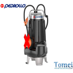 Pedrollo MC /45 BICANALE Elettropompa sommergibile per acque luride MC 10/45 0,75kW 1Hp Trifase 380V Corpo Ghisa Girante BICANALE Acciao Inox AISI 304 Cavo da 10m