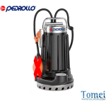 Pedrollo DC Elettropompa sommergibile per drenaggio per acque chiare DC 10  0,75kW 1Hp Trifase 400V Corpo pompa Ghisa Girante Tecnopolimero Cavo da 10m