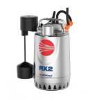 Pedrollo RX Tauchmotorpumpen für sauberes Wasser RXm2-GM 0,37kW 0,5HP Einzelphase Kable 5m