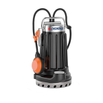 Pedrollo DC Elettropompa sommergibile per drenaggio per acque chiare DCm 30 con galleggiante 1,1kW 1,5Hp Monofase 230V Corpo pompa Ghisa Girante Tecnopolimero Cavo da 10m